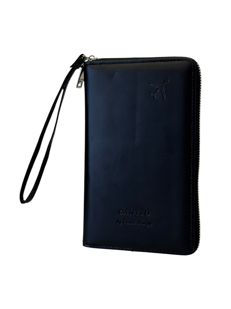 Porta Pasaporte Cuero Pu - Cod. 25718