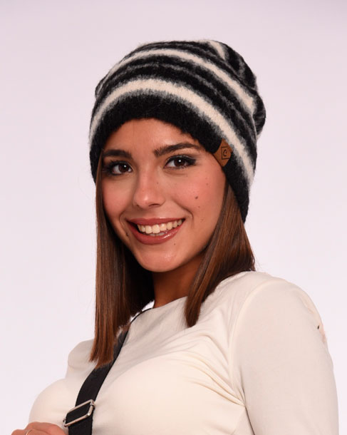 Gorro con lineas y suave - Cod. 71328