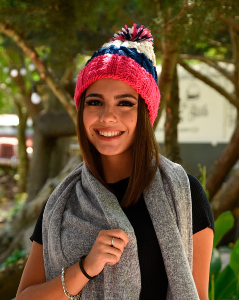 Gorro con pompón - Cod. 7833